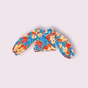 FARM RIO cropped gorgeous shirt S. Worn once!‎